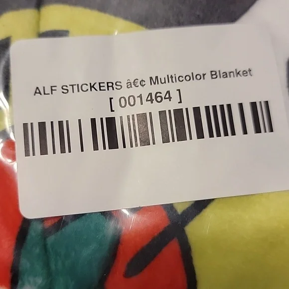 Assholes Live Forever STICKERS Multicolor Single Sided Blanket 5' x 5' ALF - Picture 3 of 5
